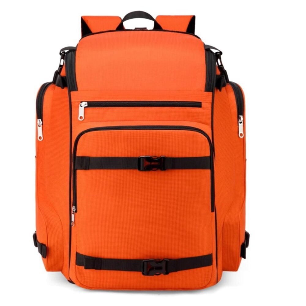 Large Ski Travel Bag Ski Orange Backpack 50L